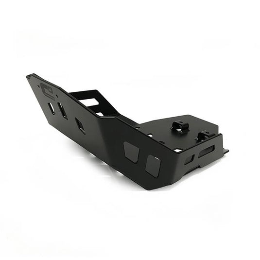 BASH PLATE CROSSPRO 4MM ALUMINIUM BLACK KAWASAKI KLR650 08-15