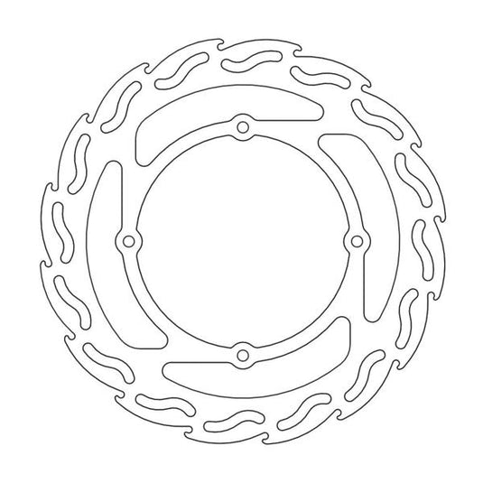 BRAKE DISC FRONT MOTO MASTER FLAME 240MM HONDA