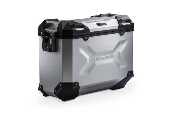 Load image into Gallery viewer, SW MOTECH TRAX ADVENTURE SIDE CASE LEFT ALUMINUM 37L SILVER
