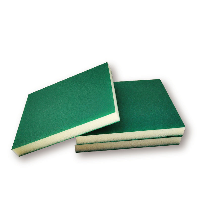 Load image into Gallery viewer, SANDWOX 285 DOUBLE SIDED SANDING SPONGE GREEN SUPER FINE P400-P600 - 10 PACK

