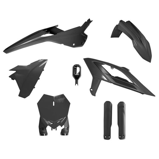 PLASTICS KIT RTECH 6 PIECE BLACK BETA 125RX 200RX 250RX 350RX 390RX 430RX 480RX 23 300RX