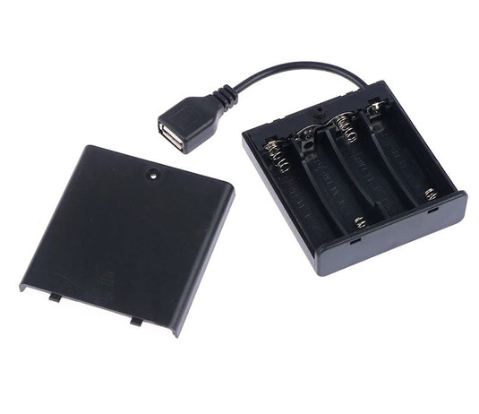 BATT MAN AA BATTERY PACK WITH CASE FOR SKAA MINI RECEIVERS/TRANSMITTERS