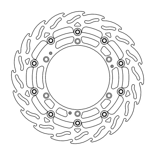 BRAKE DISC FRONT MOTO MASTER FLAME 320MM FLOATING HUSQVARNA SVARTPILEN 401 17-20 VITPILEN 401 17-20