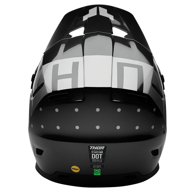 Load image into Gallery viewer, THOR HELMET REFLEX ROGUE CHARCOAL/SILVER
