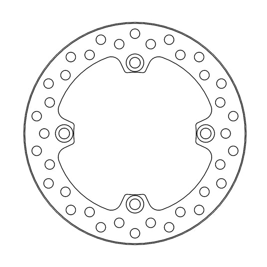 BRAKE DISC REAR MOTO MASTER VINTAGE 220MM HONDA CR125R CR500R 89-01 CR250R 89-96 CR500R 89-01