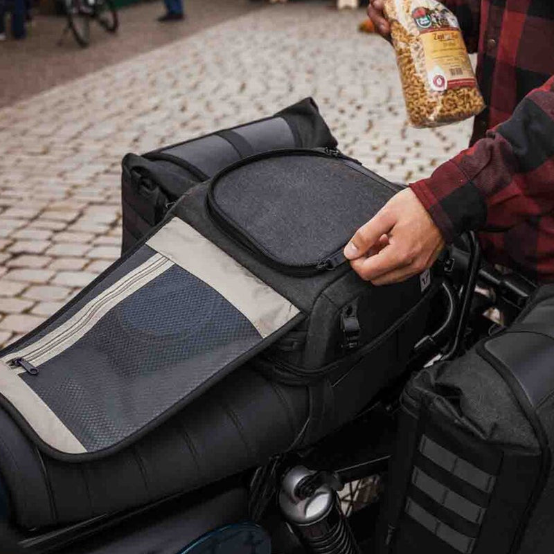 Load image into Gallery viewer, TAILBAG SW MOTECH LEGEND GEAR  LR3 GEAR TAILBAG BLACK 6-12 LITRE FUNCTION SPLASH PROOF
