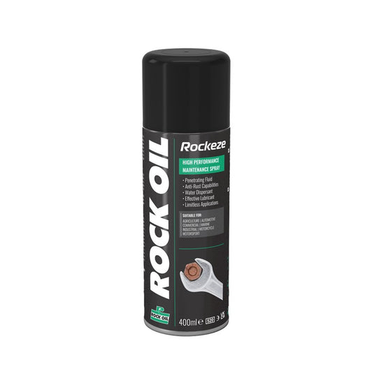 PENETRATING AND LIGHT ANTI RUST SPRAY ROCKEZE ROCK OIL 400ML AEROSOL