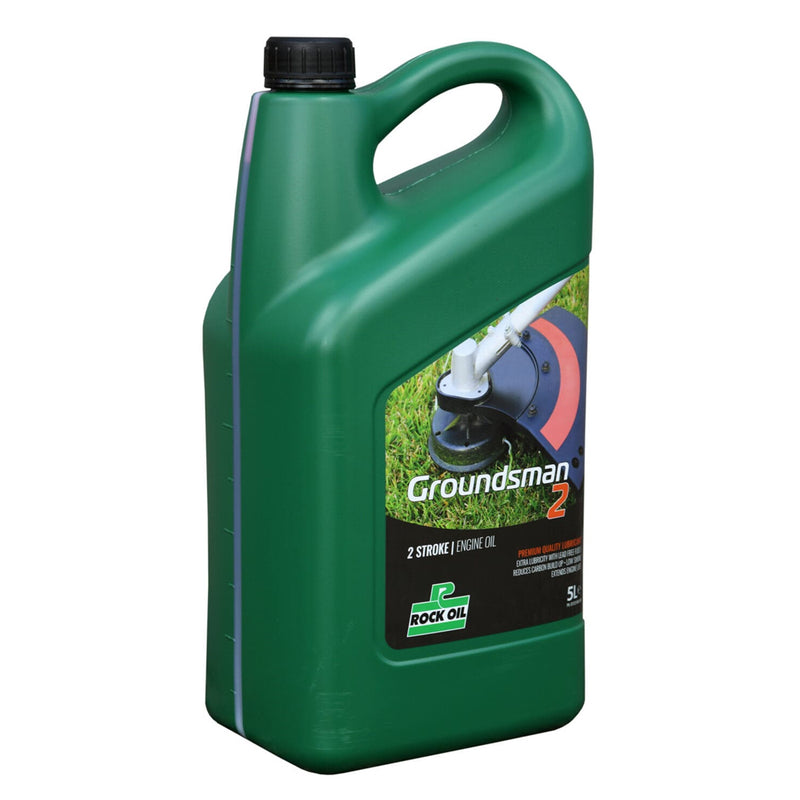 Load image into Gallery viewer, ROCK OIL GROUNDSMAN 2 STROKE SEMI SYNTHETIC 5L LAWN MOWER &amp; STATIONARY ENGINES
