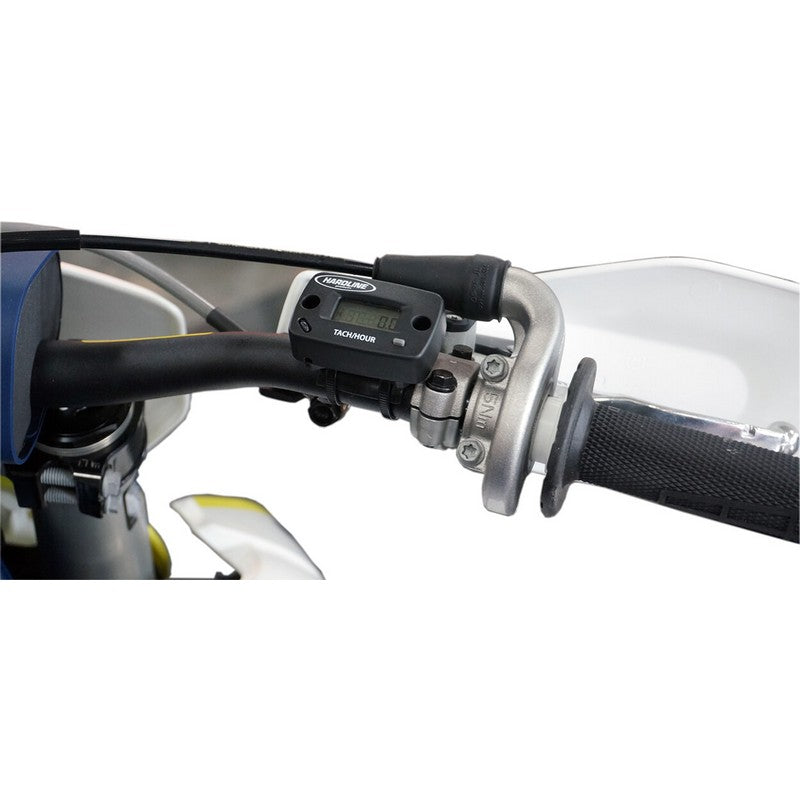 Load image into Gallery viewer, MULTIMETER MOUNT BRACKET FOR HANDLEBAR OR TUBE INSTALLATION OF HARDLINE PRODUCTS HOUR METERS.
