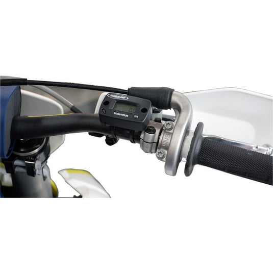 MULTIMETER MOUNT BRACKET FOR HANDLEBAR OR TUBE INSTALLATION OF HARDLINE PRODUCTS HOUR METERS.