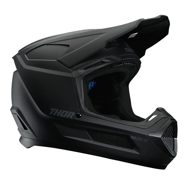 Load image into Gallery viewer, THOR HELMET FLEET BLACKOUT YOUTH
