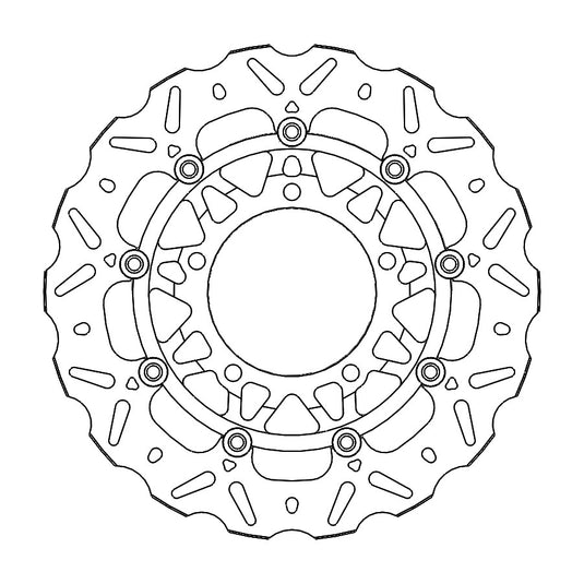 BRAKE DISC FRONT MOTO MASTER NITRO 310MM FLOATING HONDA CB650R