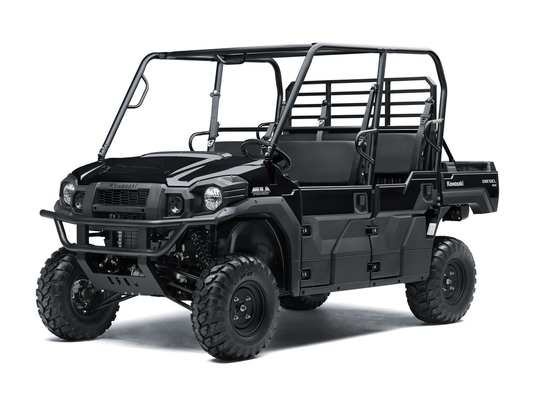 Black utility vehicle on a white background