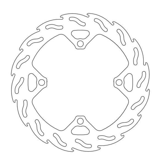 BRAKE DISC REAR MOTO MASTER FLAME 240MM KAWASAKI SUZUKI