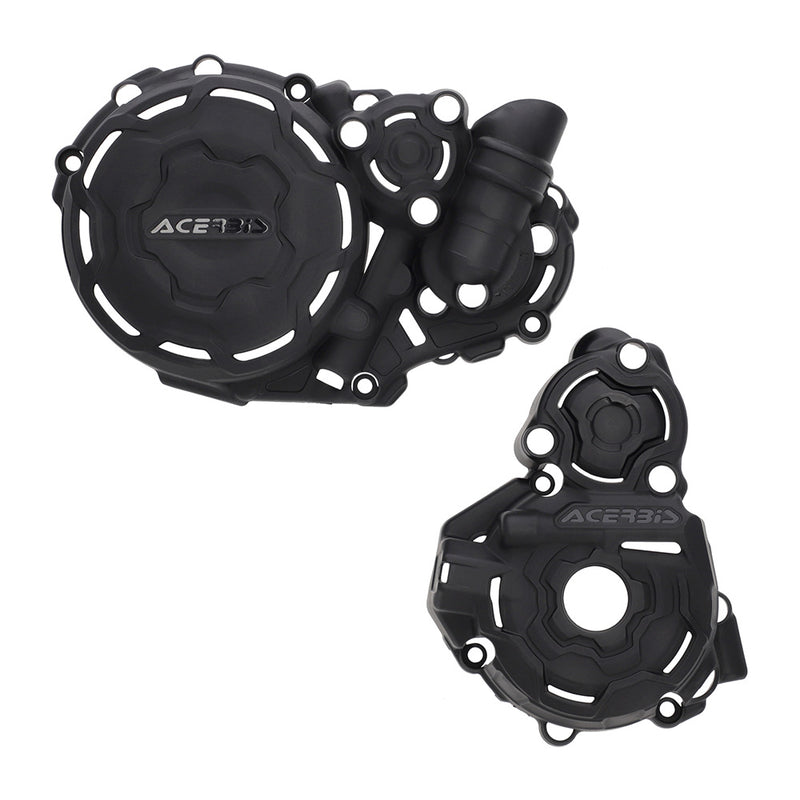 Load image into Gallery viewer, X-Power Engine Case Cover Kit Black Suzuki DR-Z4S
