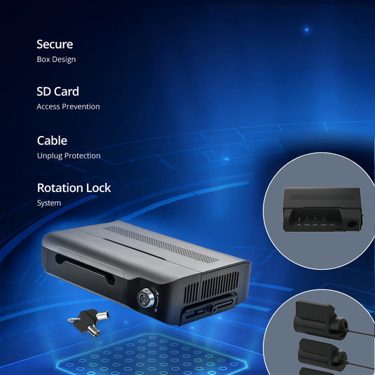 BLACKVUE DR770X BOX PRO 3-CH CAMERA SYSTEM - CENTRAL RECORD BOX + FRONT, IR 1080 HD DASHCAM 64 GB