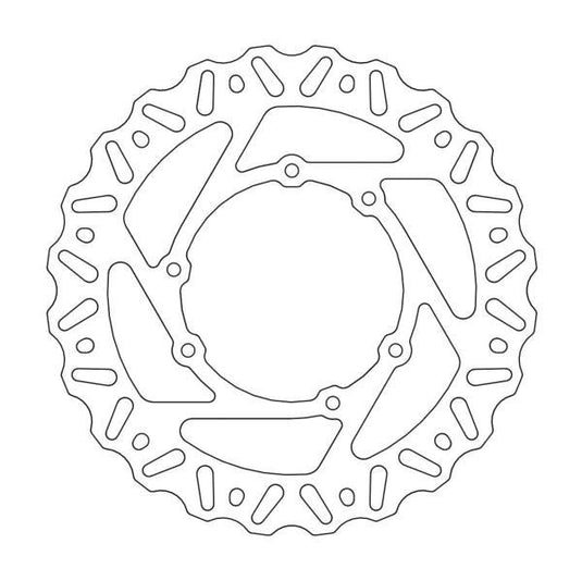 BRAKE DISC FRONT MOTO MASTER NITRO 240MM HONDA CR125R CR250R CR500R CRF250R CRF250X CRF450R CRF450X