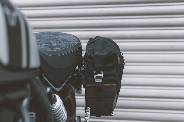 Load image into Gallery viewer, LEGEND GEAR SIDE BAG LC1 SW MOTECH FOR SLC SIDE CARRIER RIGHT BLACK EDITION 9.8L
