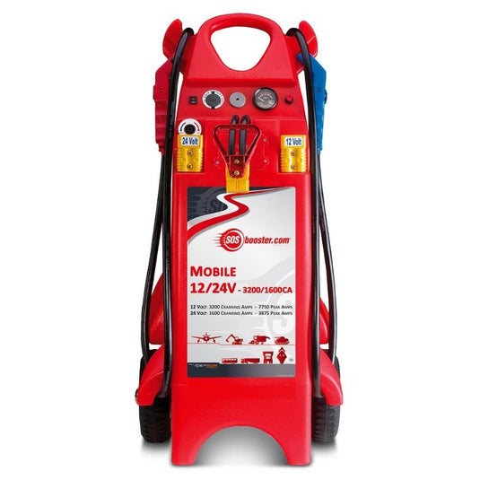 SCHUMACHER SOS MOBILE 12/24V 3200/1600CA ROUGE