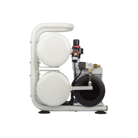 FORMULA AIRBRUSH COMPRESSOR 1/4HP WITH TWIN TANKS 7.5L