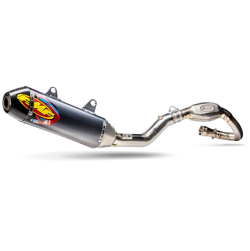 Load image into Gallery viewer, STAINLESS STEEL ALUM. FACT-4.1 RCT W/R.CARBON CAP FULL SYSTEM - FMF
