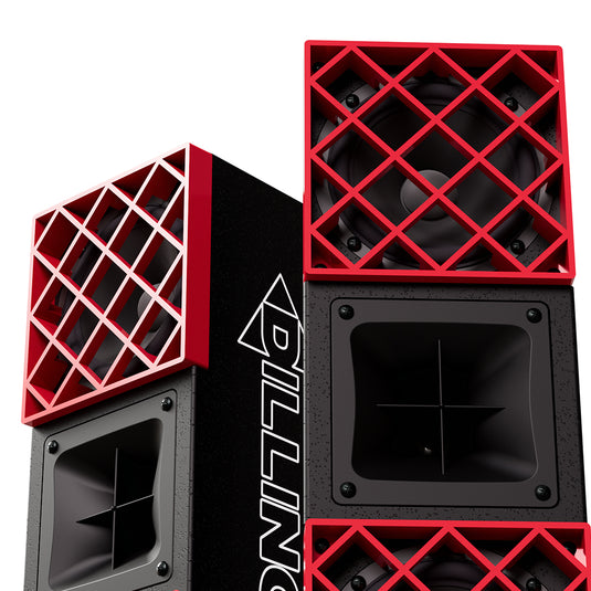 DILLINGER LABS DFA DEATH FROM ABOVE SKAA PRO BATTERY POWERED DUAL 5.5" SPEAKER