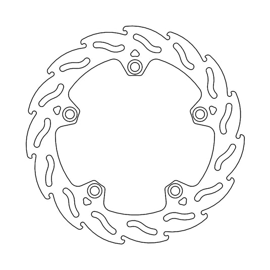 BRAKE DISC REAR MOTO MASTER FLAME 256MM HONDA CRF1100L AFRICA TWIN 20-21
