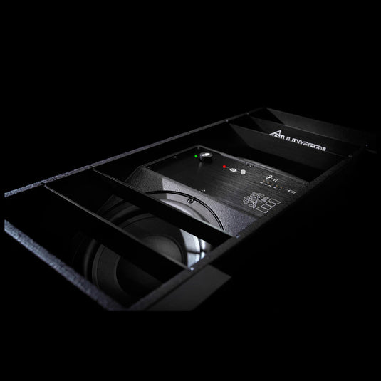 DILLINGER LABS DFB DEATH FROM BELOW MK2 SKAA PRO BATTERY POWERED DUAL 8" SUBWOOFER