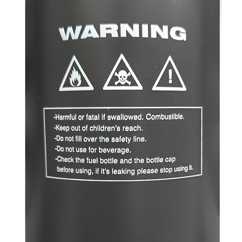 Load image into Gallery viewer, Tech 7 Aluminium Fuel Bottle 1L - Warning
