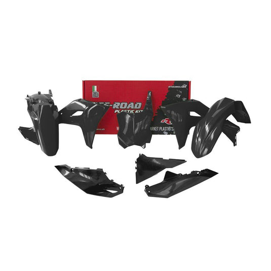 PLASTICS KIT RTECH 5 PIECE BLACK KAWASAKI KX250F KX450F KX450X