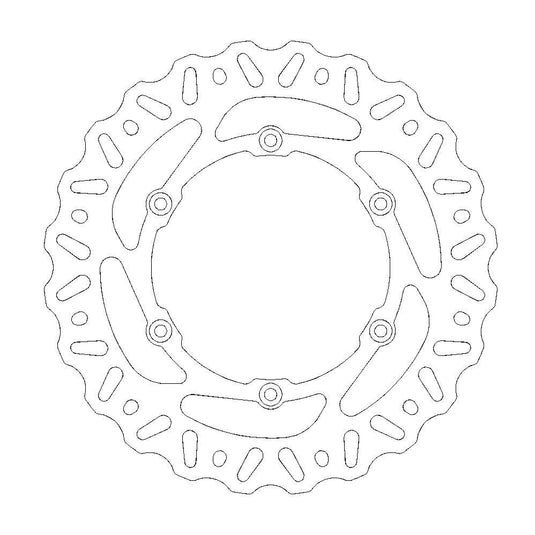 BRAKE DISC REAR MOTO MASTER NITRO 240MM SUZUKI RM125 06-10 RM250 06-10