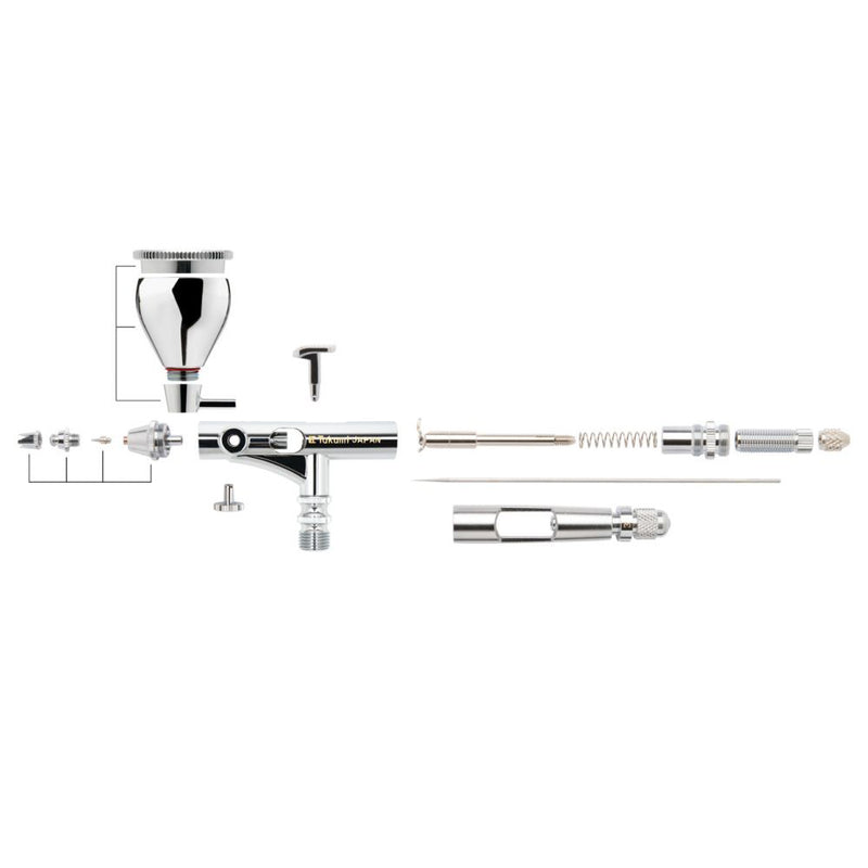 Load image into Gallery viewer, IWATA GRAVITY AIRBRUSH CUSTOM MICRON TAKUMI SIDE FEED DUAL ACTION 0.18MM
