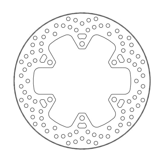 BRAKE DISC REAR MOTO MASTER HALO FIXED DISC 245MM
