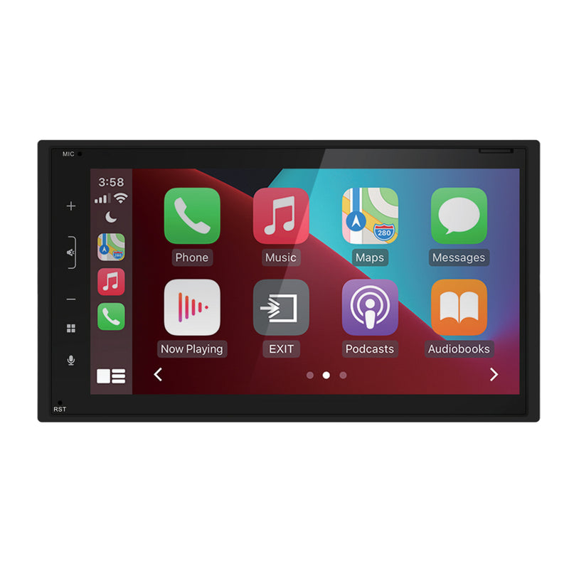 Load image into Gallery viewer, MONGOOSE 6.75" MULTI MEDIA HEAD UNIT - WIRELESS CARPLAY &amp; ANDROID AUTO + USB SMARTPHONE
