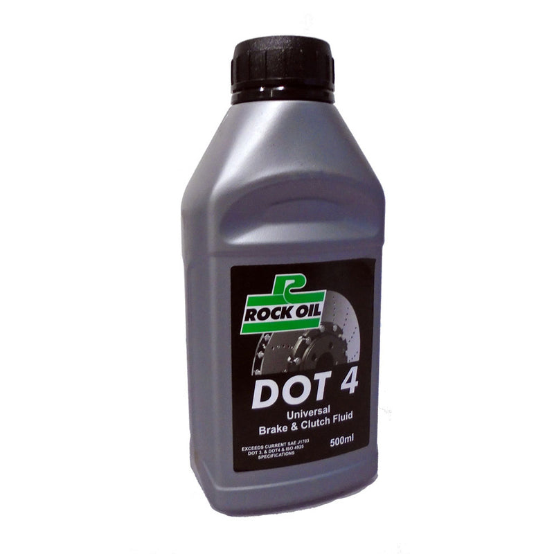 Load image into Gallery viewer, BRAKE FLUID DOT 4 ROCK OIL 500 MLS
