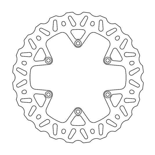 BRAKE DISC REAR MOTO MASTER NITRO 240MM BETA
