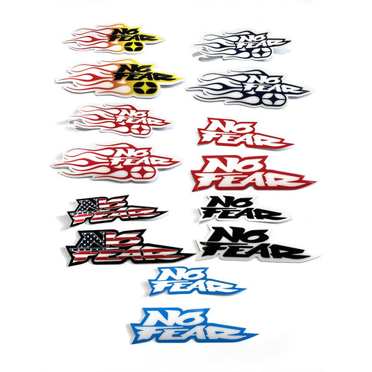 No Fear Logo Sticker Pack