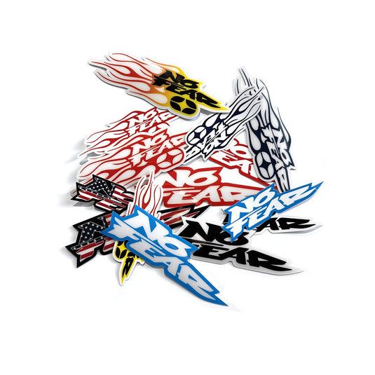 No Fear Logo Sticker Pack