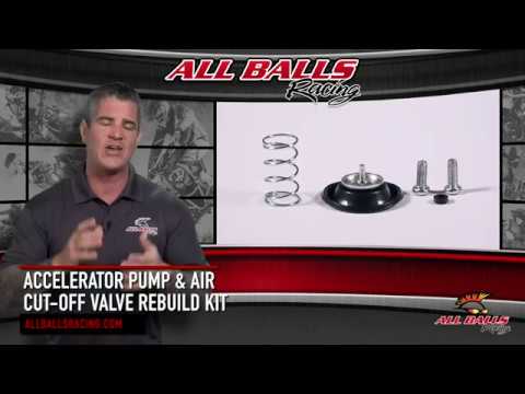 Load and play video in Gallery viewer, All Balls Racing Accelerator Pump Rebuild Kit (46-3008)
