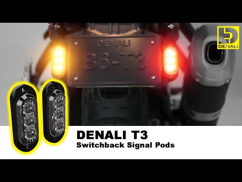 Load and play video in Gallery viewer, Denali T3 Front Turn Signals / DRL White/Amber - Pair
