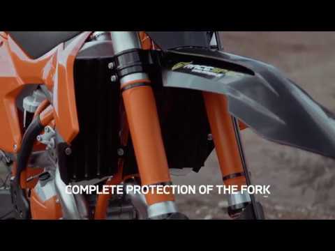 Load and play video in Gallery viewer, Polisport Upper Fork Protectors - Orange
