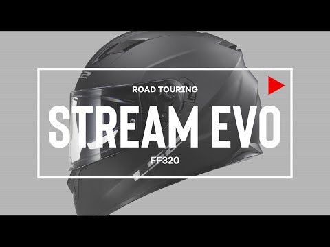 Load and play video in Gallery viewer, LS2 FF320 Stream Evo Axis Helmet - White / Blue
