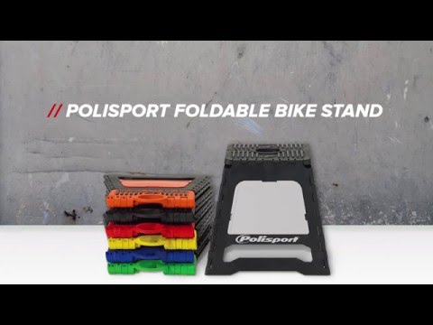 Load and play video in Gallery viewer, Polisport Folding Bike Stand - White
