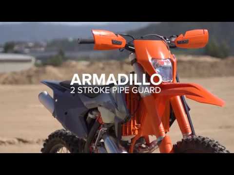 Load and play video in Gallery viewer, Polisport Armadillo Exhaust Guard - Nardo Grey
