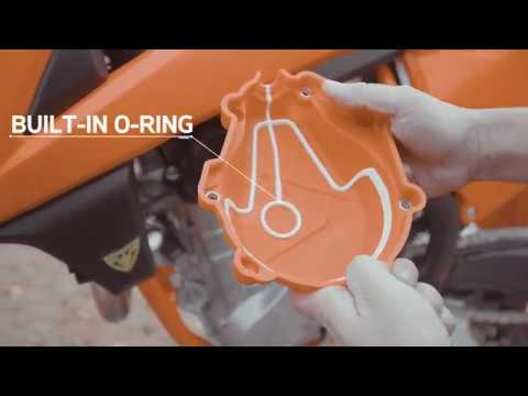Load and play video in Gallery viewer, IGNITION COVER PROTECTOR HON CRF450R/RX 17- RED
