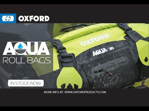 Load and play video in Gallery viewer, Oxford Roll Bag Aqua T30 - Black / Grey
