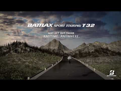 Load and play video in Gallery viewer, Bridgestone T32 120/60-17 Front Tubeless Sport Touring Tyre (55W)
