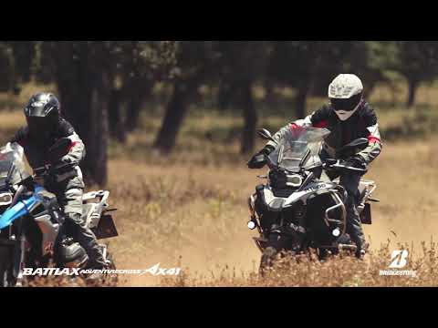 Load and play video in Gallery viewer, Bridgestone AX41 130/80-17 Rear Tubeless Adventure Tyre (65Q)

