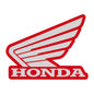 700.0015 Honda Wing LH Tank Sticker 133mm Red_Silver