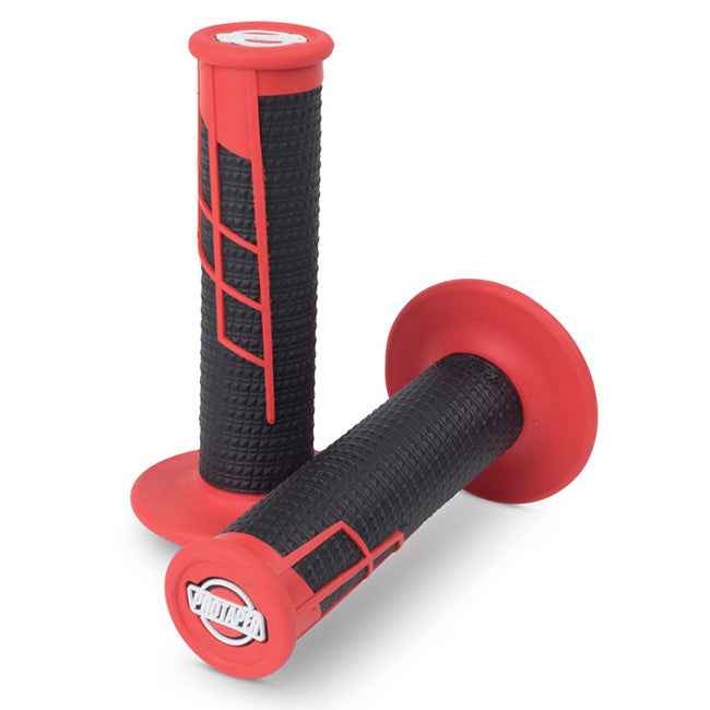 Load image into Gallery viewer, Clamp On Grip - 1/2 Waffle - Red Black
